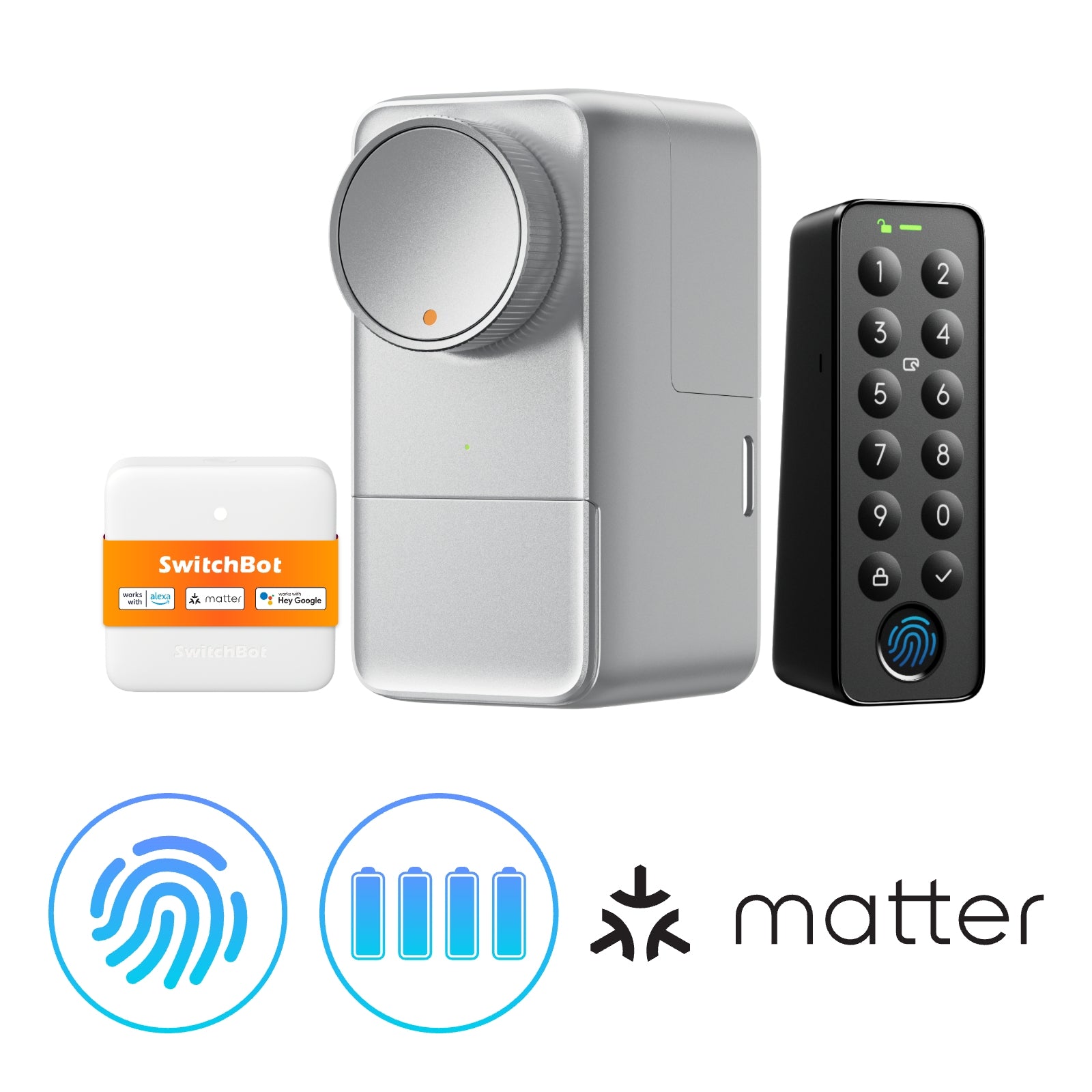 Keyless Bot SwitchBot Lock Pro | Smart Digital Door Lock for Keyless Entry ...