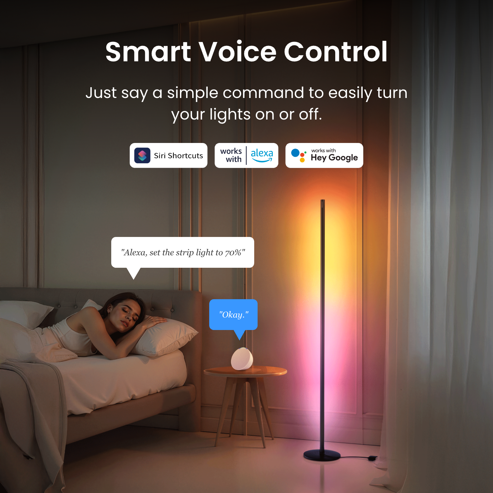 SwitchBot RGBICWW Floor Lamp