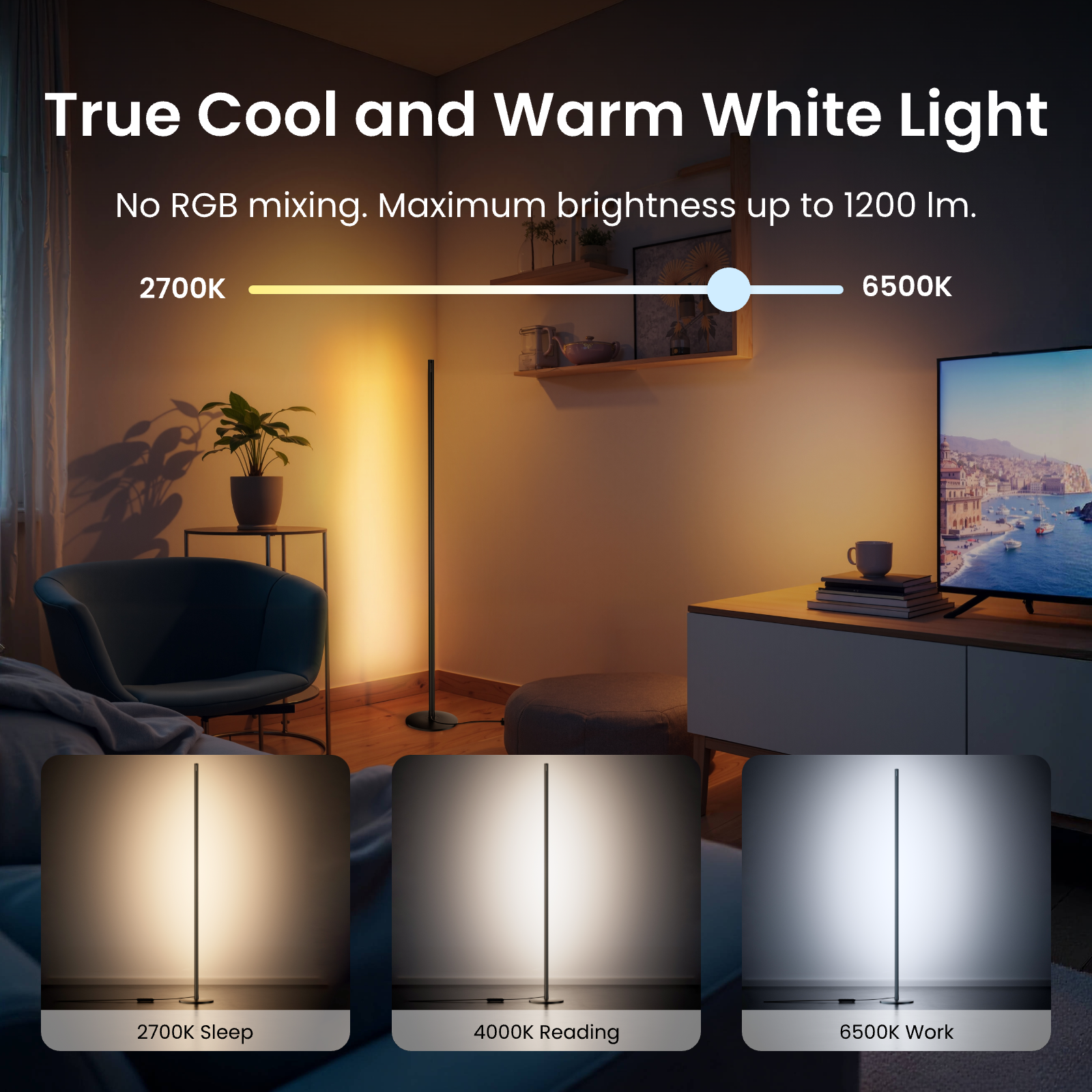 SwitchBot RGBICWW Floor Lamp