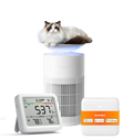 Combo de monitor de CO2 purificador de aire SwitchBot - Purificador de aire + Medidor Pro (Monitor de CO2) + Hub Mini (<tc>Matter</tc> Activado)