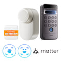 SwitchBot Lock Ultra Vision Pro Combo - Lock Ultra + Hub Mini <tc>Matter</tc> + Keypad Vision Pro / Schwarz
