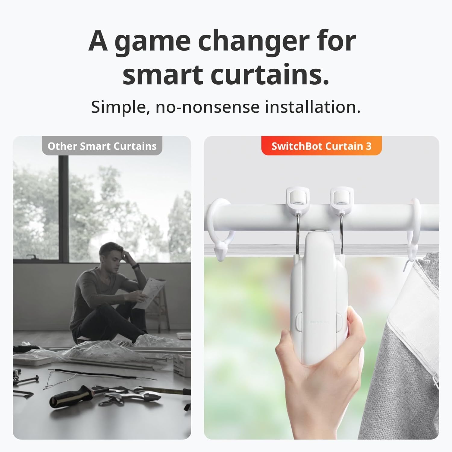 (Flash Sale) SwitchBot 4-Pack Curtain 3 Combo