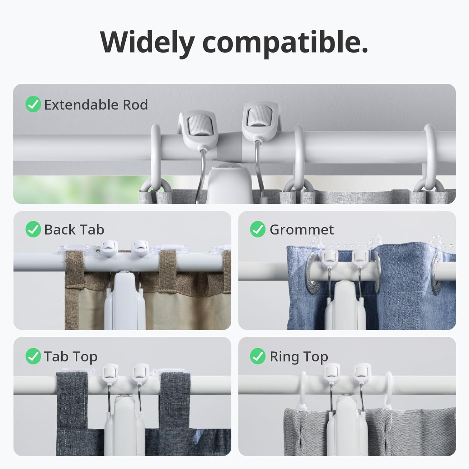 (Flash Sale) SwitchBot 4-Pack Curtain 3 Combo