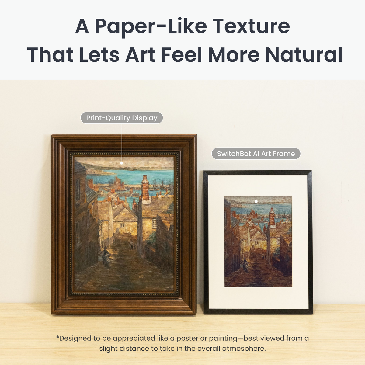 SwitchBot AI Art Frame | AI-Generated, Auto-Rotating Digital Photo ...