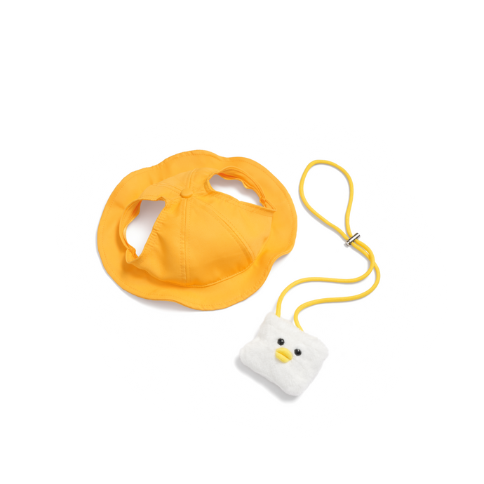 KATA Friends Outfits Yellow Rain Hat and Shoulder Bag - SwitchBot EU
