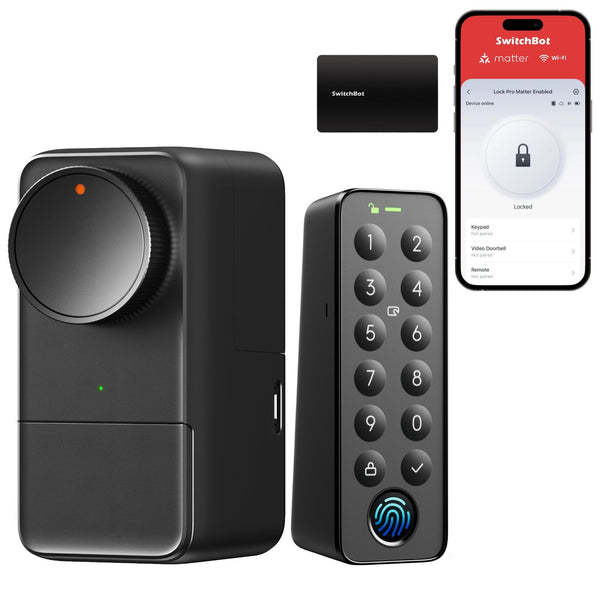 SwitchBot Lock Pro Matter Enabled Touch Combo | SwitchBot EU