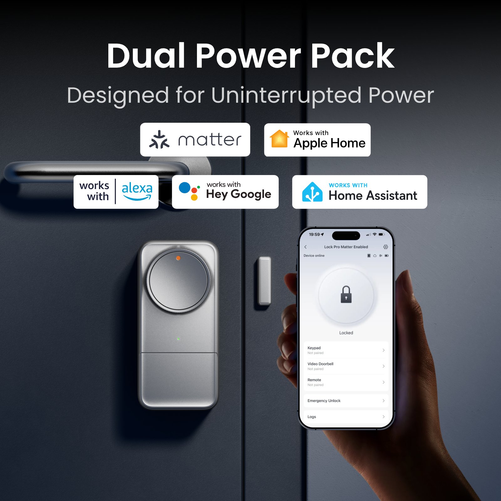 SwitchBot Lock Pro Matter Enabled Vision Combo | SwitchBot EU