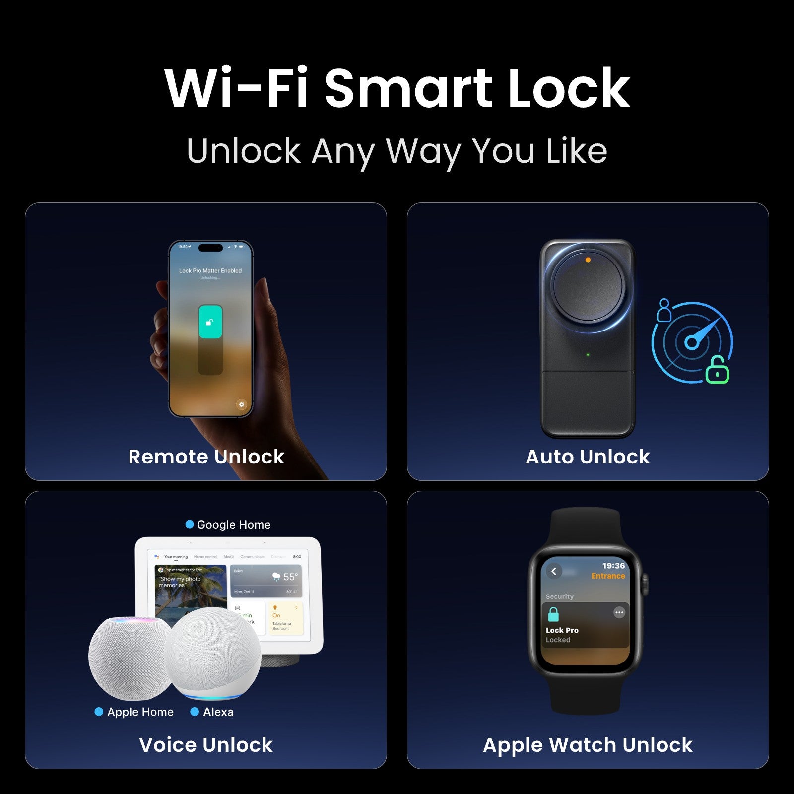 SwitchBot Lock Pro Matter Enabled Touch Combo