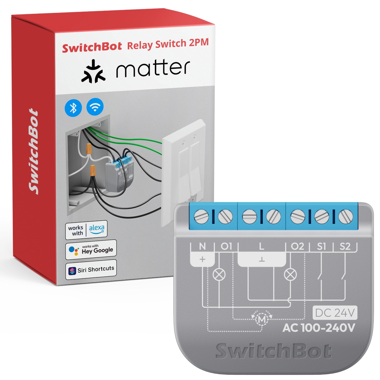 Relay Meter Switch SwitchBot Relay Switch 2PM | Reliable Remote Control for Home ...