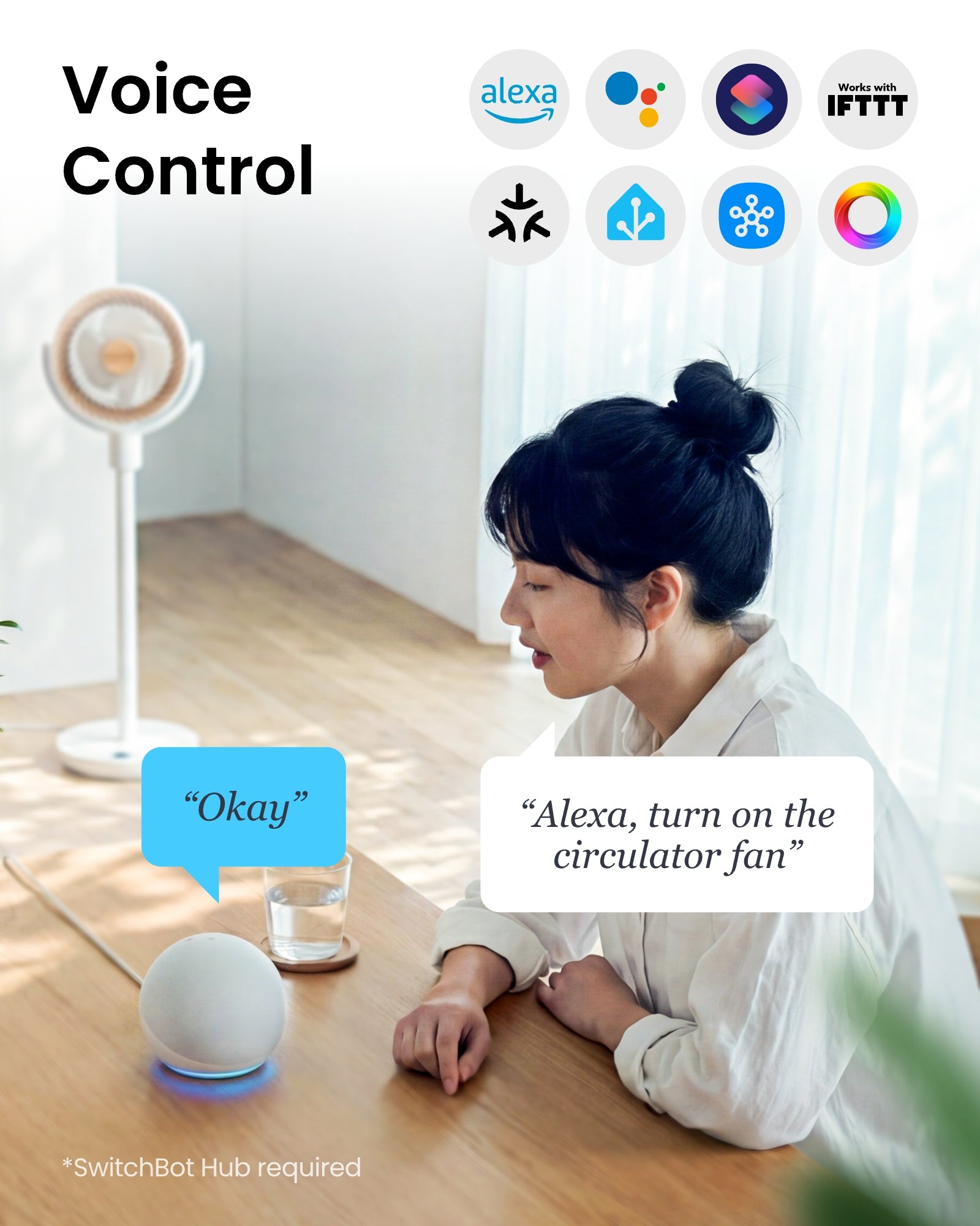 SwitchBot Standing Circulator Fan