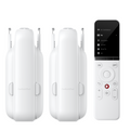 SwitchBot Curtain Bundle - Gardinenschiene 3 U (2er-Pack) + Universalfernbedienung