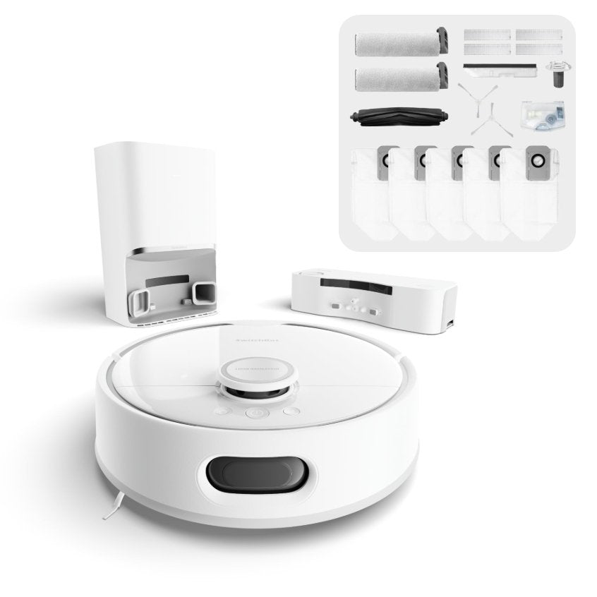 Clean Floor Bot SwitchBot Floor Cleaning Robot S10 | 100% Automated Vacuum & Mop ...