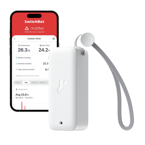 Switchbot indendørs/udendørs termohygrometer