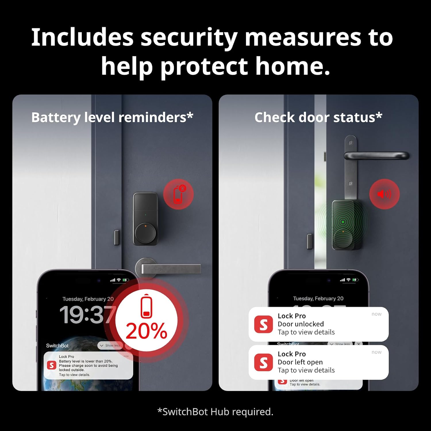 Keyless Bot SwitchBot Lock Pro | Smart Digital Door Lock for Keyless Entry ...