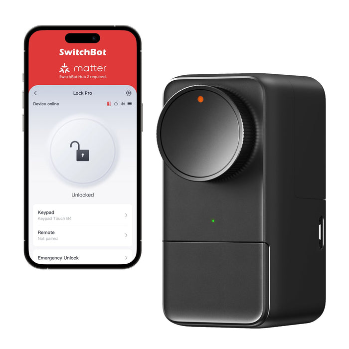 Keyless Bot SwitchBot Lock Pro | Smart Digital Door Lock for Keyless Entry ...