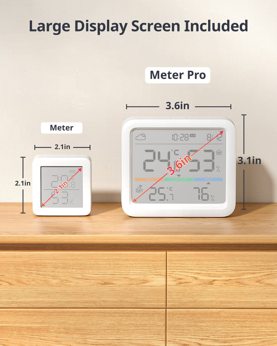 SwitchBot Meter Pro: 5-in-1 Large Screen Thermo-Hygrometer | SwitchBot EU