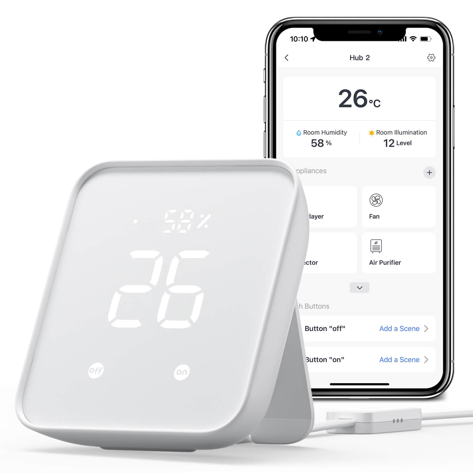 SwitchBot Hub 2 para hogar inteligente
