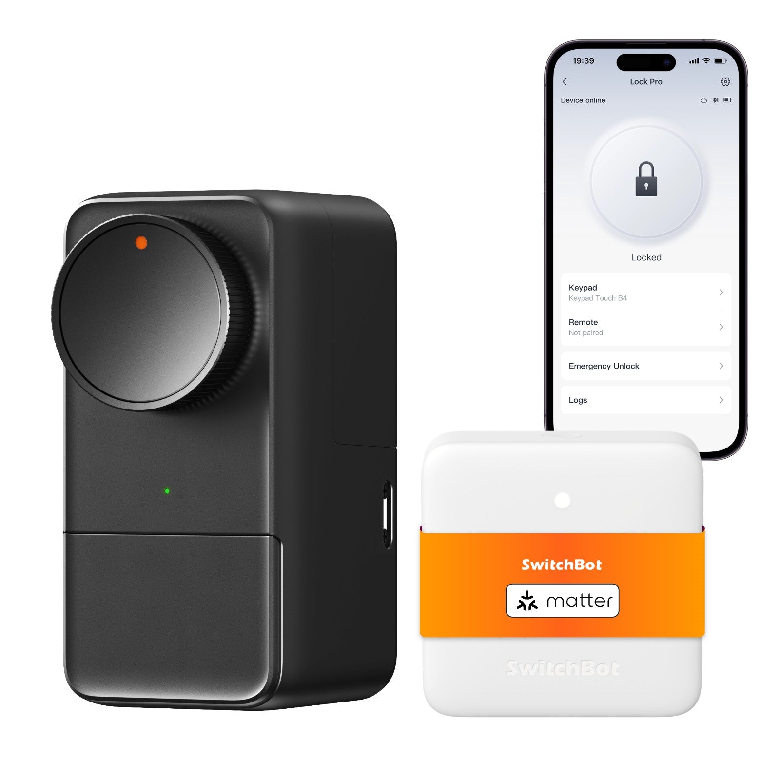 Keyless Bot SwitchBot Lock Pro | Smart Digital Door Lock for Keyless Entry ...