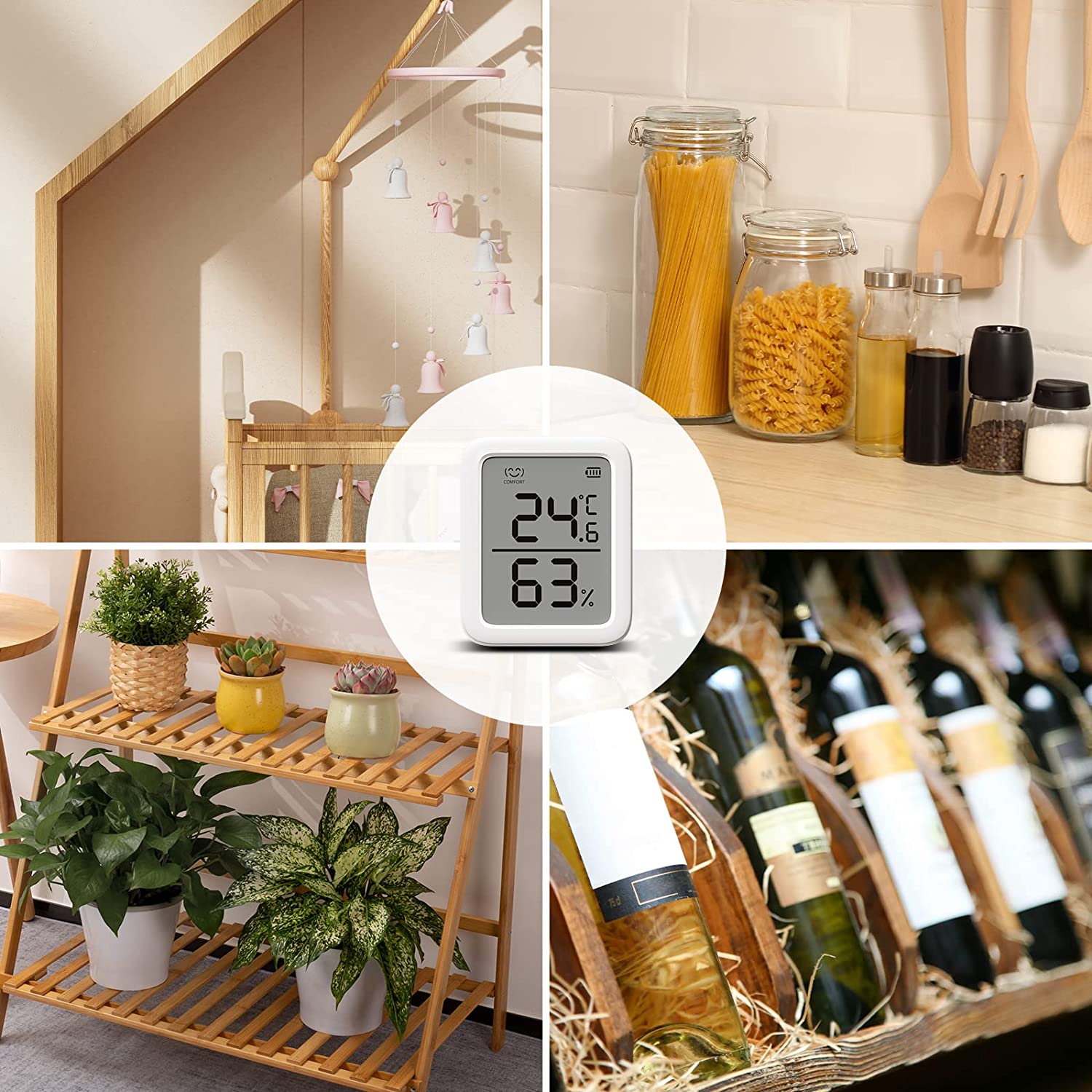 SwitchBot Meter Plus | Smart Thermo-Hygrometer with Swiss Precision ...